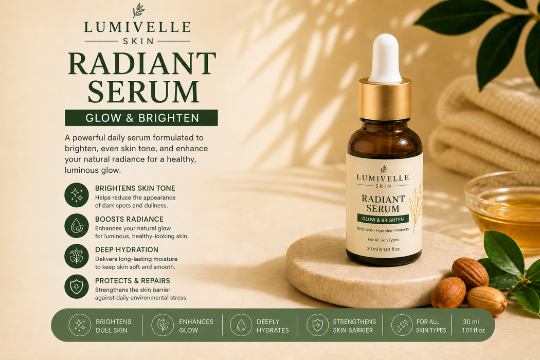Radiance Serum – Glow + Brighten (30ml)