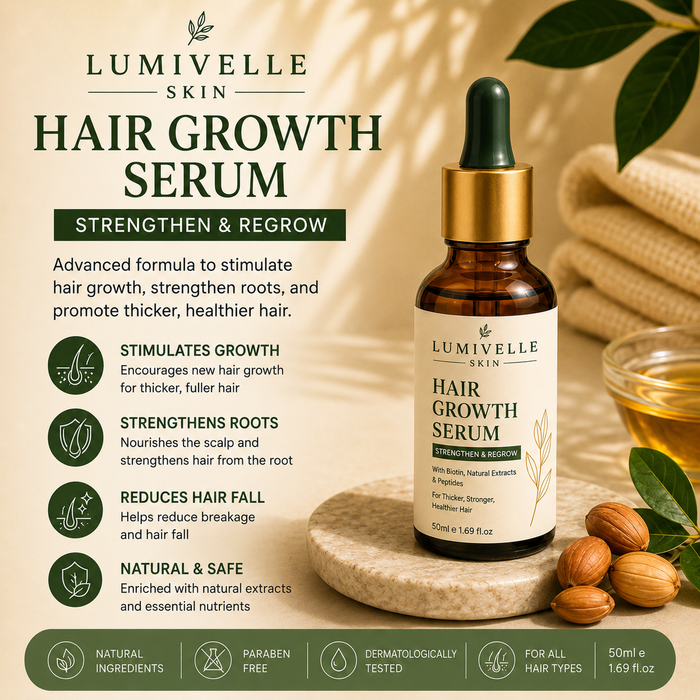 Hair Growth Serum – Strengthen + Regrow (50ml)